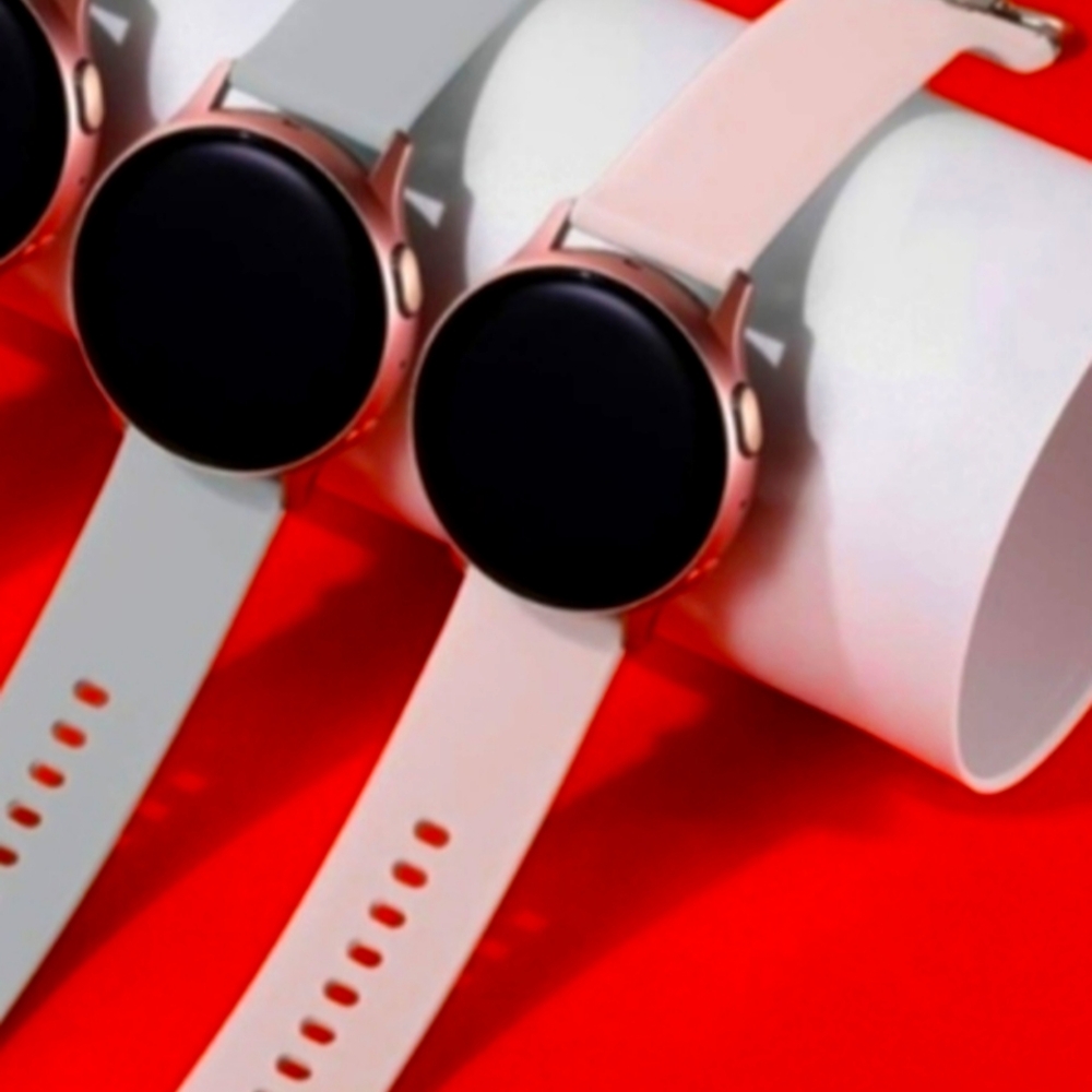 Samsung Galaxy 2 Watch Bands, 2 Colors: Pink & Gray, New